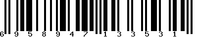 EAN-13 : 6958947133531