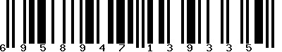 EAN-13 : 6958947139335