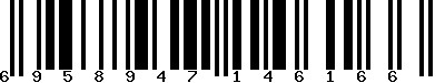 EAN-13 : 6958947146166