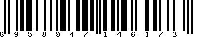 EAN-13 : 6958947146173