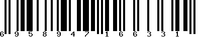 EAN-13 : 6958947166331