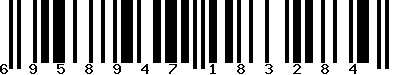 EAN-13 : 6958947183284