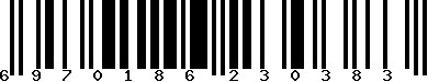 EAN-13 : 6970186230383