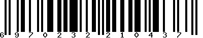 EAN-13 : 6970232210437