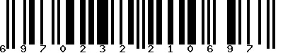 EAN-13 : 6970232210697
