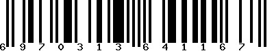 EAN-13 : 6970313641167