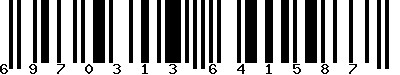 EAN-13 : 6970313641587