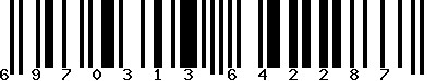 EAN-13 : 6970313642287
