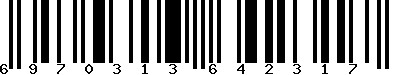 EAN-13 : 6970313642317