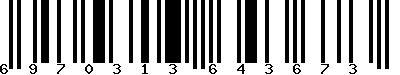 EAN-13 : 6970313643673