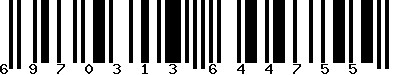EAN-13 : 6970313644755