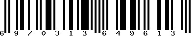 EAN-13 : 6970313649613