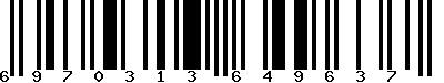 EAN-13 : 6970313649637