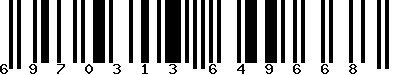 EAN-13 : 6970313649668