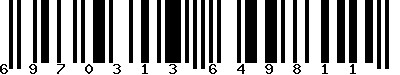 EAN-13 : 6970313649811