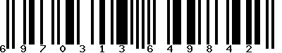 EAN-13 : 6970313649842