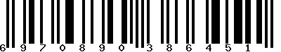 EAN-13 : 6970890386451