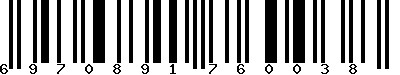 EAN-13 : 6970891760038