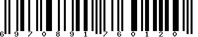 EAN-13 : 6970891760120