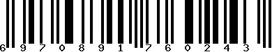 EAN-13 : 6970891760243