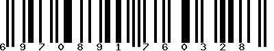 EAN-13 : 6970891760328