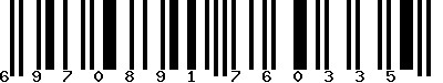EAN-13 : 6970891760335