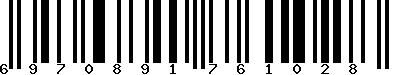 EAN-13 : 6970891761028