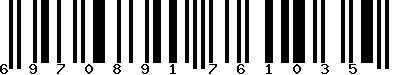 EAN-13 : 6970891761035
