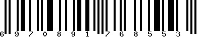 EAN-13 : 6970891768553