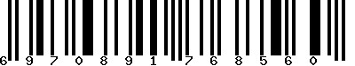 EAN-13 : 6970891768560