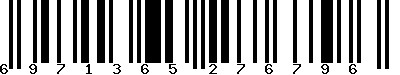 EAN-13 : 6971365276796