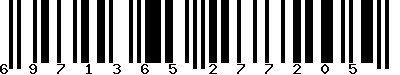 EAN-13 : 6971365277205