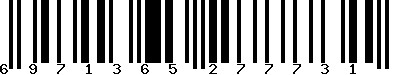 EAN-13 : 6971365277731