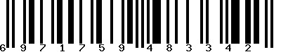 EAN-13 : 6971759483342