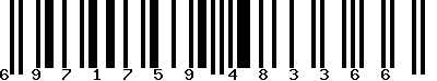 EAN-13 : 6971759483366