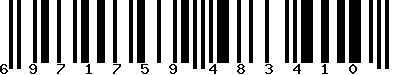 EAN-13 : 6971759483410