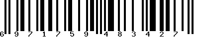 EAN-13 : 6971759483427