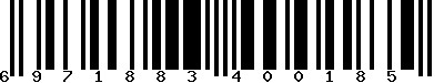 EAN-13 : 6971883400185