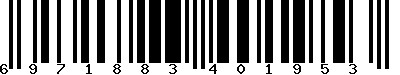 EAN-13 : 6971883401953