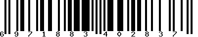 EAN-13 : 6971883402837