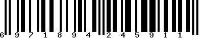 EAN-13 : 6971894245911