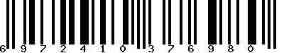 EAN-13 : 6972410376980