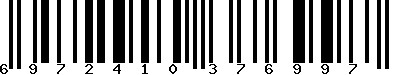 EAN-13 : 6972410376997