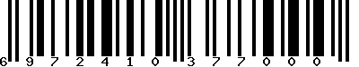 EAN-13 : 6972410377000