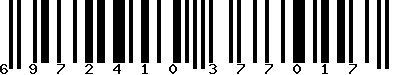 EAN-13 : 6972410377017