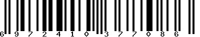 EAN-13 : 6972410377086