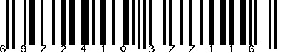 EAN-13 : 6972410377116