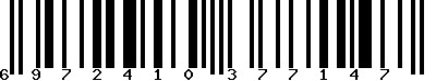 EAN-13 : 6972410377147