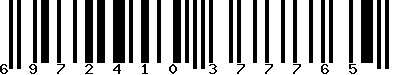 EAN-13 : 6972410377765