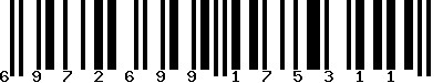 EAN-13 : 6972699175311